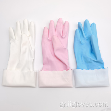 Βυθισμένο σμήνος επένδυση από καουτσούκ γάντια σπίτι γάντια